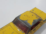 Vintage 1965 Lesney Matchbox Series No. 20 Chevrolet Impala Taxi Cab Yellow Die Cast Toy Car Vehicle