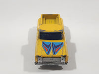 Vintage Soma Super Wheels 1973-80 Chevy Stepside Pickup Truck Yellow Die Cast Toy Car Vehicle Made in Hong Kong