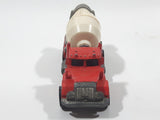 1989 Hot Wheels Peterbilt Cement Mixer Truck Red Die Cast Toy Car Vehicle