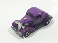 1989 Hot Wheels Classics 3-Window '34 Purple Die Cast Toy Car Hot Rod Vehicle