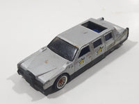 1999 Hot Wheels Show Biz Limozeen Grey Die Cast Toy Car Limousine Limo Vehicle