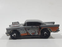1998 Hot Wheels Artistic License '57 Chevy Grey Die Cast Toy Muscle Car Vehicle