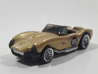 1998 Hot Wheels Ferrari 250 Metallic Gold Die Cast Toy Car Vehicle