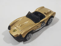 1998 Hot Wheels Ferrari 250 Metallic Gold Die Cast Toy Car Vehicle