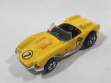 1991 Hot Wheels Ferrari 250 Yellow Die Cast Toy Car Vehicle