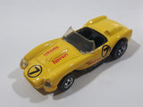 1995 Hot Wheels Ferrari 250 Yellow Die Cast Toy Car Vehicle