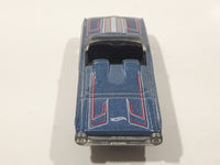 2003 Hot Wheels '63 T-Bird Metalflake Blue Grey Convertible Die Cast Toy Car Vehicle