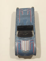 2003 Hot Wheels '63 T-Bird Metalflake Blue Grey Convertible Die Cast Toy Car Vehicle