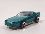 1998 Hot Wheels Camaro Z28 Metalflake Aqua Green Die Cast Toy Car Vehicle