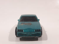 1999 Hot Wheels Camaro Z28 Metalflake Aqua Green Die Cast Toy Car Vehicle