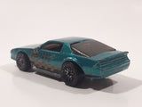 1999 Hot Wheels Camaro Z28 Metalflake Aqua Green Die Cast Toy Car Vehicle