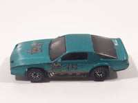 1999 Hot Wheels Camaro Z28 Metalflake Aqua Green Die Cast Toy Car Vehicle