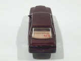 1994 Hot Wheels Mercedes 380 SEL Metalflake Dark Red Die Cast Toy Luxury Car Vehicle