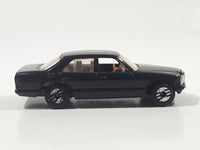 1990 Hot Wheels Park 'n Plates Mercedes 380 SEL Black Die Cast Toy Luxury Car Vehicle