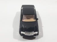 1990 Hot Wheels Park 'n Plates Mercedes 380 SEL Black Die Cast Toy Luxury Car Vehicle