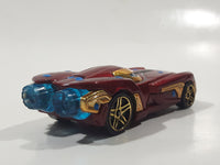 2016 Hot Wheels Marvel Character Cars Iron Man XLVI Dark Red Die Cast Toy Car Vehicle