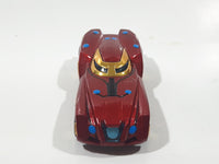 2016 Hot Wheels Marvel Character Cars Iron Man XLVI Dark Red Die Cast Toy Car Vehicle