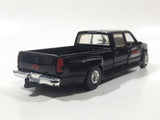 1994 Road Champs Chevrolet Big Dooley Truck Chevrolet Racing Black Die Cast Toy Car Vehicle with Opening Doors and Tail Gate