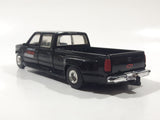 1994 Road Champs Chevrolet Big Dooley Truck Chevrolet Racing Black Die Cast Toy Car Vehicle with Opening Doors and Tail Gate