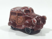 Vintage 1976 WB Wallace Berrie Funky Mobiles Ramblin' Brown Die Cast Toy Car Vehicle Made in Hong Kong