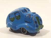 Vintage LJN Toys Hallmark Cards Blue Blob Blue Die Cast Toy Car Vehicle Made in Hong Kong