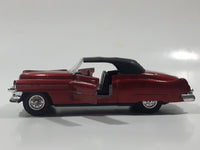Yatming Road Tough Classic Runners No. 8802 Cadillac Red 1/43 Scale Die Cast Toy Car Vehicle with Opening Doors