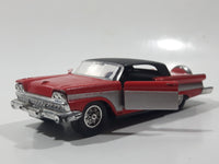 Yatming Road Tough Classic Runners No. 8801 1959 Ford Fairlane 500 Red 1/43 Scale Die Cast Toy Car Vehicle