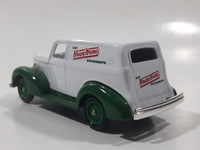 Lledo Promotional Model Eat Krispy Kreme Doughnuts 1939 Chevrolet Delivery Truck White Die Cast Toy Car Vehicle