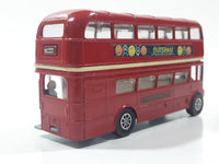 Vintage Corgi Toys London Transport Routemaster Double Decker Bus "Outspan Oranges And Grapefruit" Red 1/50 Scale Die Cast Toy Car Vehicle
