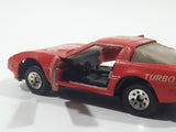 1988 Hartoy Coca Cola Coke Soda Pop Chevrolet Corvette Red Team Turbo Die Cast Toy Car Vehicle with Opening Doors