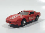 1988 Hartoy Coca Cola Coke Soda Pop Chevrolet Corvette Red Team Turbo Die Cast Toy Car Vehicle with Opening Doors