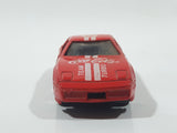 1988 Hartoy Coca Cola Coke Soda Pop Chevrolet Corvette Red Team Turbo Die Cast Toy Car Vehicle with Opening Doors