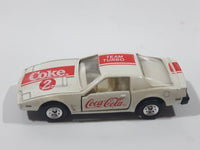 1988 Hartoy Coca Cola Coke Pontiac Firebird White #2 Die Cast Toy Car Vehicle with Opening Doors
