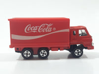 1988 Hartoy Coca Cola Coke Soda Pop Delivery Truck Red Die Cast Toy Car Vehicle with Opening Rear Doors
