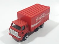 1988 Hartoy Coca Cola Coke Soda Pop Delivery Truck Red Die Cast Toy Car Vehicle with Opening Rear Doors