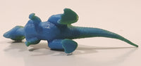 Jaru Dino World Green and Blue 1 7/8" Tall Dinosaur Toy Figure