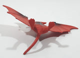 S.H. Orange Pterandon 2 1/4" Tall Dinosaur Toy Figure