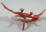S.H. Orange Pterandon 2 3/4" Tall Dinosaur Toy Figure