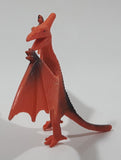 S.H. Orange Pterandon 2 3/4" Tall Dinosaur Toy Figure