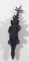 S.H. Black and Purple Stegosaurus 5" Long Dinosaur Toy Figure