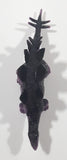 S.H. Black and Purple Stegosaurus 5" Long Dinosaur Toy Figure
