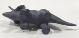 S.H. Black Triceratops 4 1/8" Long Dinosaur Toy Figure