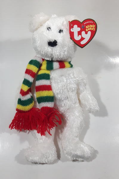 2005 Ty Beanie Babies Flurry The Bear 8" Stuffed Plush Toy New with Tags