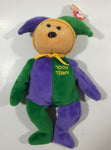 2007 Ty Beanie Babies April Fool The Jester Bear 9" Stuffed Plush Toy New with Tags