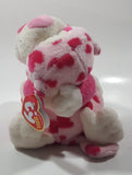 2005 Ty Beanie Babies Romeo & Juliet Pink Hugging Bears 6" Stuffed Plush Toy New with Tags