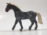Geobra Playmobil Dark Grey Horse Toy Farm Animal Figure