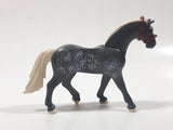 Geobra Playmobil Dark Grey Horse Toy Farm Animal Figure