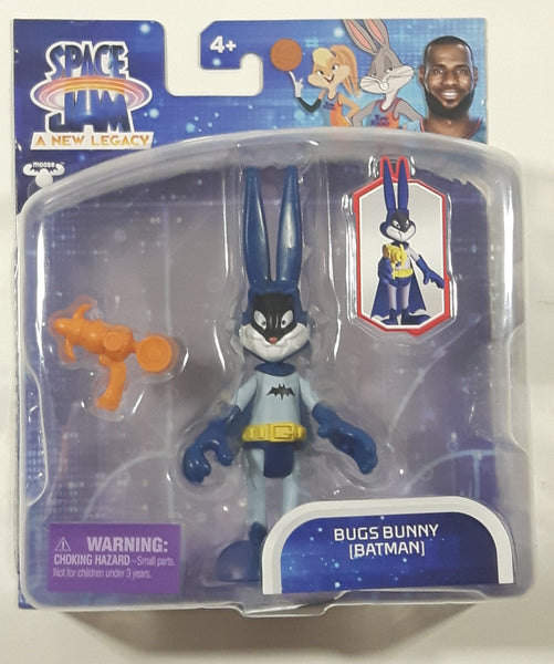 2021 Moose DC Comics Warner Bros. Space Jam A New Legacy Bugs Bunny Batman 5 1/4" Tall Toy Figure New in Package
