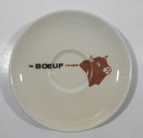 Rare Vintage GDA Limoges France le Boeuf rouge 5" Tea Cup Saucer Plate
