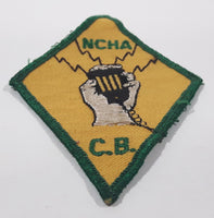 Vintage NCHA National Campers and Hikers Association Amateur C.B. Radio Fabric Embroidered Patch Badge